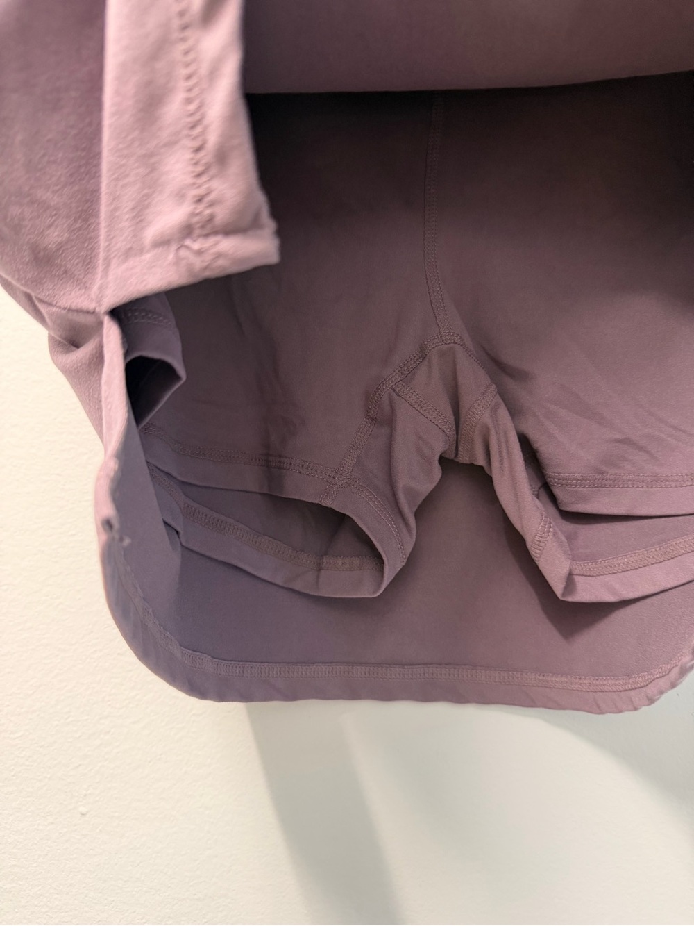 Lavender Active Skort with Built-In Shorts - Picture 9 of 9